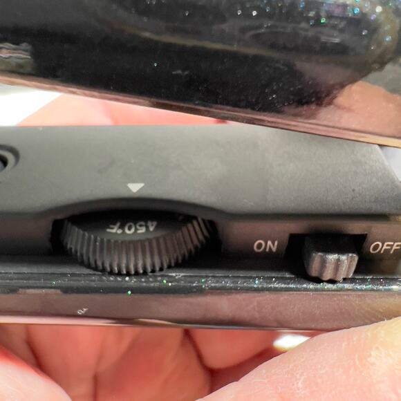 Lena Salon Designer Pro Flat Iron LN-66B New Gift Box Travel Bag Glittery Black - Picture 12 of 16